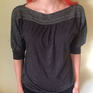Dark grey top by Promod